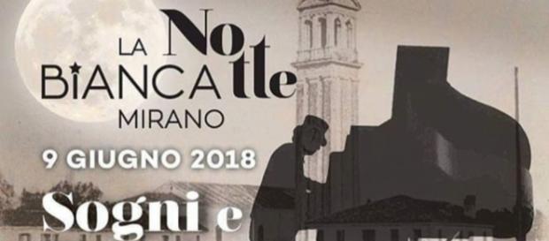 La Notte Bianca a Mirano 2018 è in programma sabato 9 giugno La Notte Bianca a Mirano 2018 è in programma sabato 9 giugno