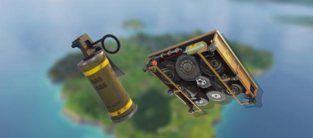 New trap and new grenade are coming to "Fortnite Battle Royale." Image Credit: Own work New trap and new grenade are coming to "Fortnite Battle Royale." Image Credit: Own work