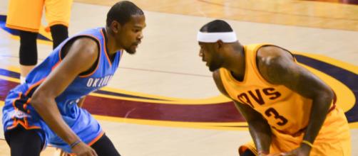 Kevin Durant and LeBron James have had some compelling matchups over the years. Photo courtesy: Erik Drost via Flickr