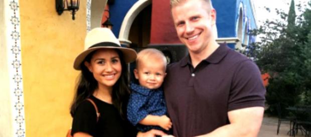 Sean Lowe and his wife from a social network post Sean Lowe and his wife from a social network post