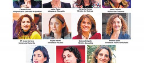 España rompe el récord mundial de mujeres en un gobierno