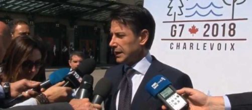 Il premier italiano Giuseppe Conte al G7 2018