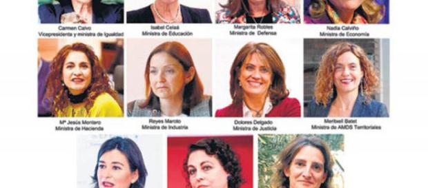 España rompe el récord mundial de mujeres en un gobierno España rompe el récord mundial de mujeres en un gobierno