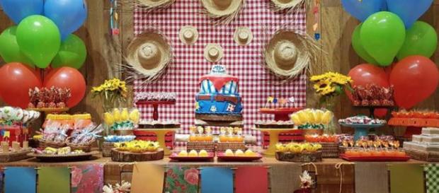 Festa junina simples, passo a passo Festa junina simples, passo a passo