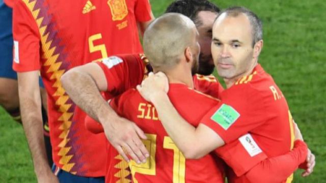Andres Iniesta a dit adieu à la sélection nationale après la défaite contre la Russie.