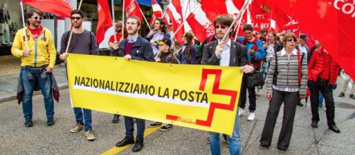 Una manifestazione del Partito Comunista della Svizzera italiana