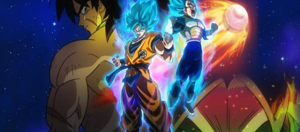 Das offizielle Poster zum Film zeigt Broly hinter Son Goku und Vegeta - kotaku.com Das offizielle Poster zum Film zeigt Broly hinter Son Goku und Vegeta - kotaku.com