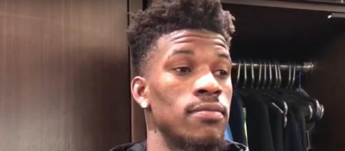 Minnesota Timberwolves star Jimmy Butler raised eyebrows with his recent Instagram activity. [Image via ESPN/YouTube]