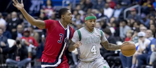 Isaiah Thomas playing for Boston Celtics. - [Keith Allison / Flickr]