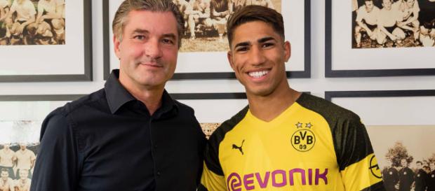 El Real Madrid confirma la cesión de Achraf Hakimi al Borussia de Dortmund El Real Madrid confirma la cesión de Achraf Hakimi al Borussia de Dortmund