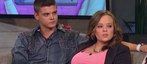 Tyler Baltierra and Catelynn Lowell appear on a 'Teen Mom' special. - [MTV / YouTube screencap]