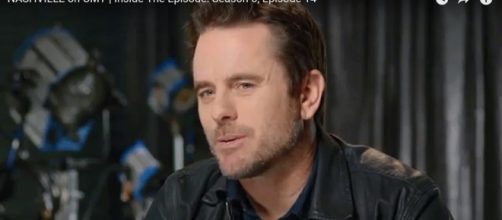 Charles Esten captures a moment of Deacon seeing the good in his dad on 'Nashville' in 'For the Sake of the Song.' [Image source: CMT-YouTube]
