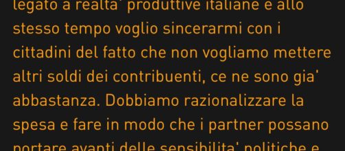 Dichiarazione di Di Maio su Alitalia
