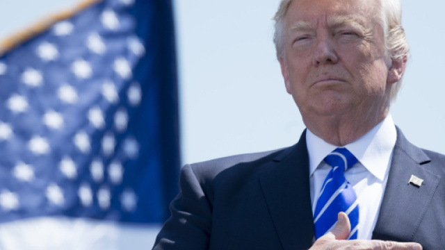 Donald Trump e consorte in visita nel Regno Unito