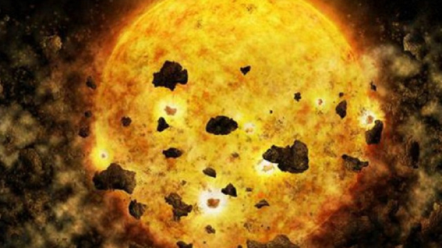 La giovane stella che 'divora' i pianeti.