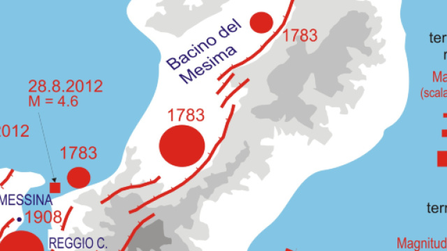 Scossa di magnitudo 4.4 avvertita in Calabria e Sicilia