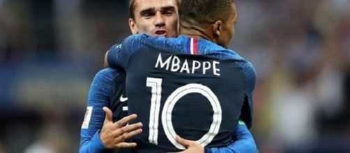 Griezmann y Mbappé fueron las estrellas de Francia en ataque. Foto cortesía OK Diario.