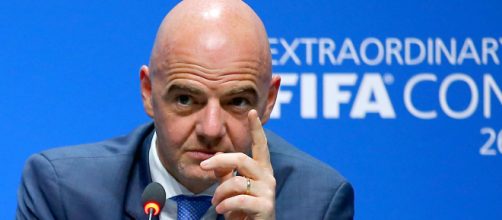 Il presidente della FIFA, Gianni Infantino