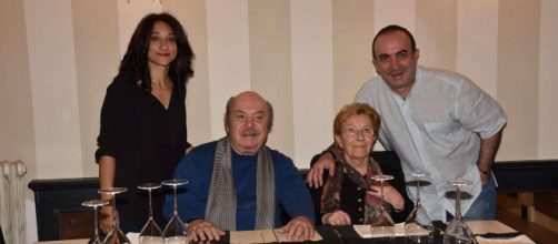 Lino Banfi festeggia gli 80 anni della moglie Lucia - Foto Tgcom24 - mediaset.it