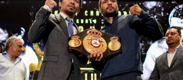 Pacquiao derrota a Lucas Matthysse y gana la corona de campeón mundial de peso wélter Pacquiao derrota a Lucas Matthysse y gana la corona de campeón mundial de peso wélter