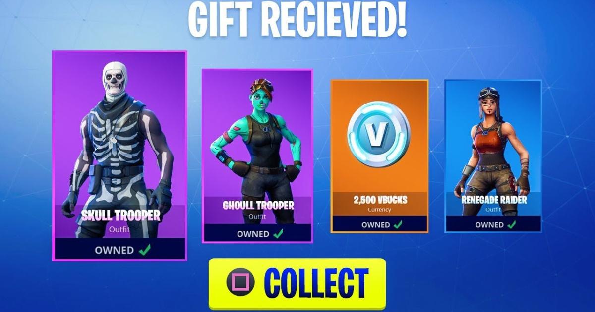 fortnite battle royale gifting feature to be released soon date unknown - fortnite gift