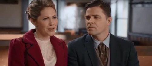 The characters of 'When Calls the Heart' stars Pascale Hutton and Kavan Smith are considering children. - [Shout Factory / YouTube screencap]