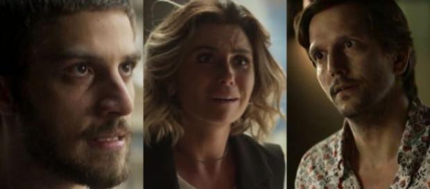 ícaro, Luzia e Remy, personagens de 'Segundo Sol' ícaro, Luzia e Remy, personagens de 'Segundo Sol'