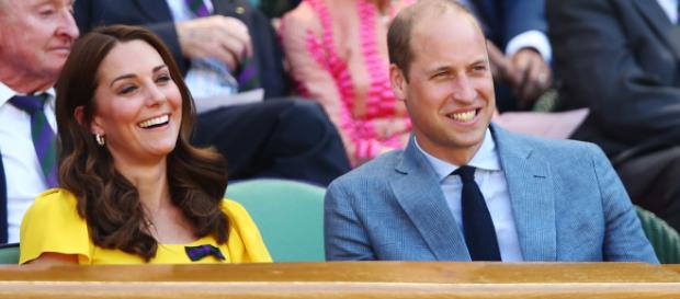 Kate Middleton y el príncipe William disfrutando la final de Wimbledon Kate Middleton y el príncipe William disfrutando la final de Wimbledon