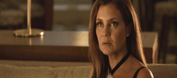 Laureta será desmascarada. (Foto: Divulgação TV Globo) Laureta será desmascarada. (Foto: Divulgação TV Globo)