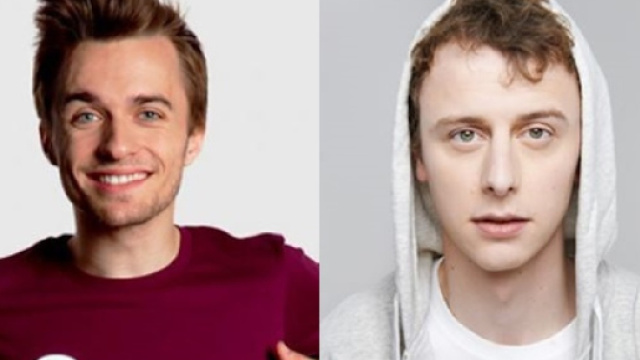 Squeezie et Norman, deux Youtubeurs français parmi les plus influents