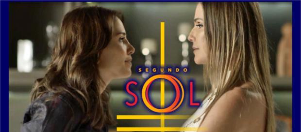 Rosa e Karola brigam em Segundo Sol Rosa e Karola brigam em Segundo Sol