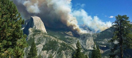 Yosemite Meadow fire of 2014 (Image courtesy – Yosemite National Park employee, Wikimedia Commons)