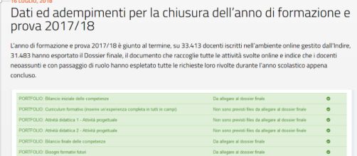 Indire i dati finali sulla formazione neoassunti