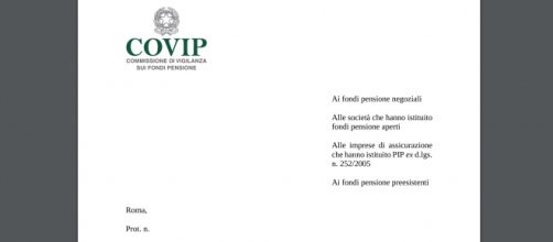 Sulle pensioni flessibili la Covip chiede ai fondi di adeguarsi alla RITA