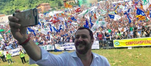 Il leader della Lega Matteo Salvini