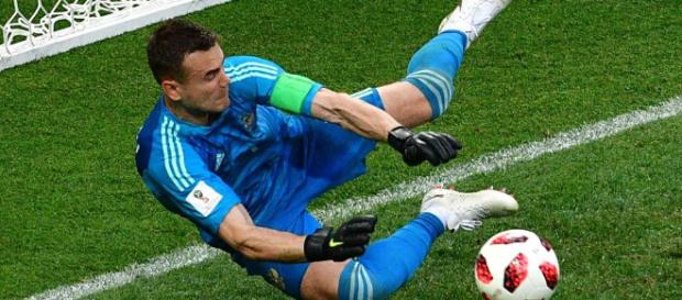 World Cup 2018: Igor Akinfeev saves twice as Russia beat Spain on ..(Image: FIFA 2018/Twitter) World Cup 2018: Igor Akinfeev saves twice as Russia beat Spain on ..(Image: FIFA 2018/Twitter)