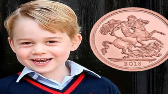 Prince George compie 5 anni: in regalo moneta con la leggenda di San Giorgi e il Drago