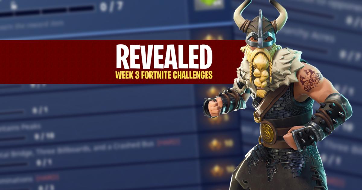 fortnite battle royale week 3 challenges have been revealed includes using launchpad - fortnite season 5 week 3 challenges