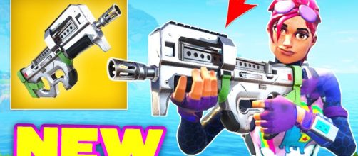 P90 is coming to 'Fortnite Battle Royale.' - [Fortnite Clips / YouTube screencap]