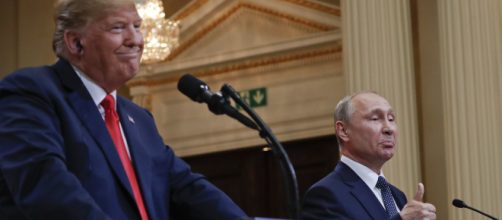 Trump and Putin at the press conference- Photo-( Image credit-Screenshot ABCnews/youtube.com)