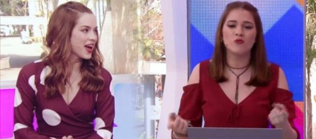 Ana Clara se irrita com brincadeira de colega Ana Clara se irrita com brincadeira de colega