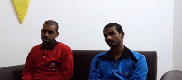 Beatles' jihadists Alexanda Kotey and El Shafee Elsheikh - UK won't oppose death penalty - Image - Sky News | YouTube Beatles' jihadists Alexanda Kotey and El Shafee Elsheikh - UK won't oppose death penalty - Image - Sky News | YouTube