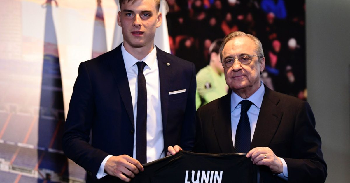 El Real Madrid Presenta A Andriy Lunin Como Nuevo Portero Del Club