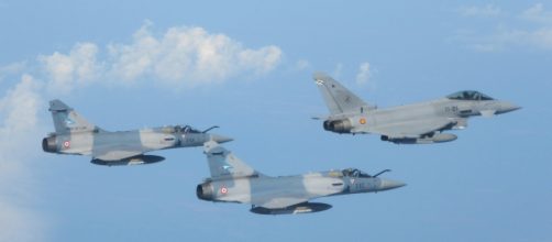 Eurofighter español con Mirage 2000 franceses los aviones protagonistas del incidente