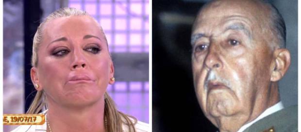 Sálvame: Belén Esteban pide un referéndum para exhumar los restos del dictador Franco Sálvame: Belén Esteban pide un referéndum para exhumar los restos del dictador Franco