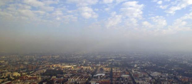 México sufre los efectos nocivos del "smog". México sufre los efectos nocivos del "smog".