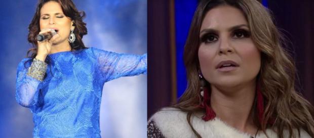 Aline Barros lembra problema nas cordas vocais (Foto: TV Globo) Aline Barros lembra problema nas cordas vocais (Foto: TV Globo)