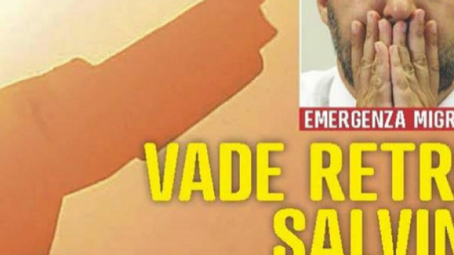 E' polemica per la copertina di Famiglia Cristiana contro Salvini