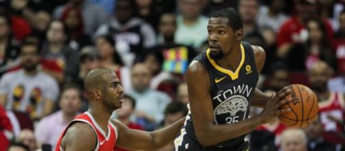Kevin Durant has yet again been the target for criticism over his move to Golden State. image- fanragsports.com