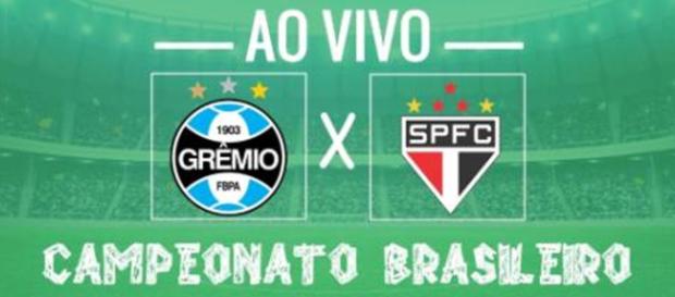 Confronto entre Grêmio e São Paulo com transmissão ao vivo na BN Confronto entre Grêmio e São Paulo com transmissão ao vivo na BN